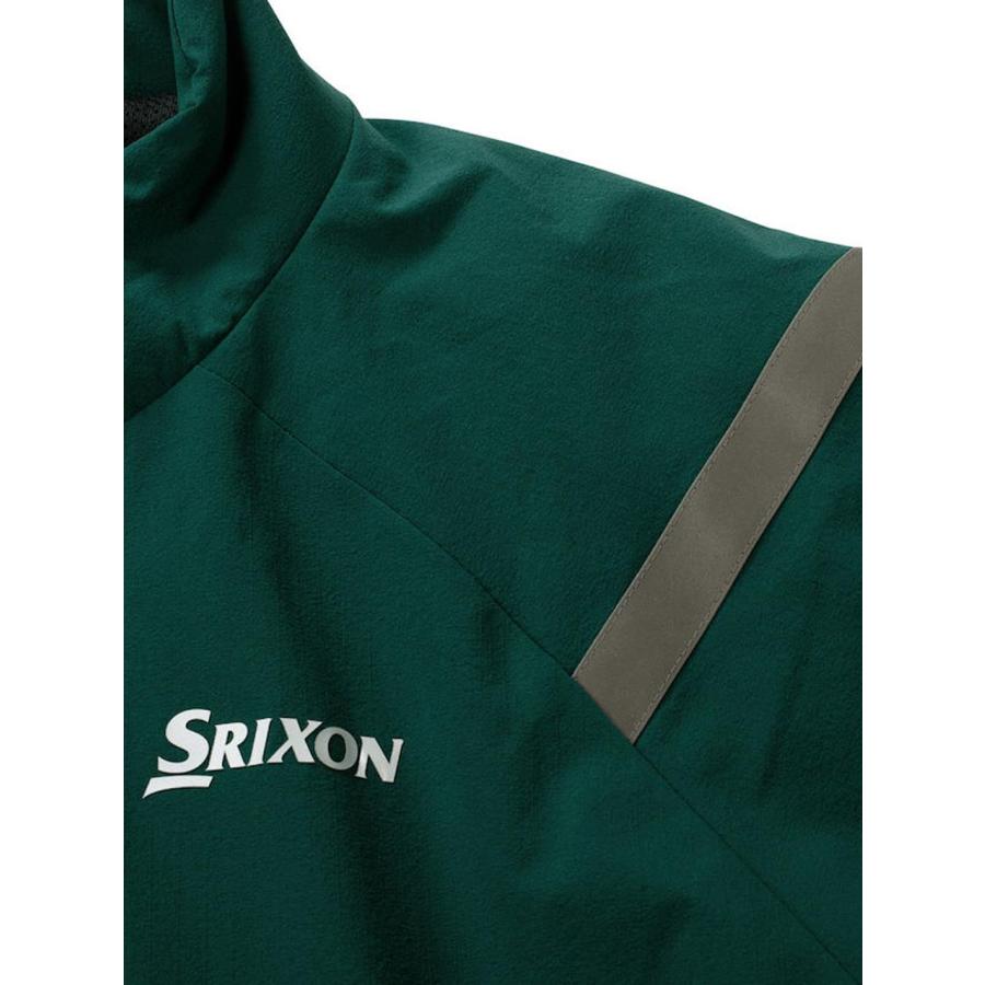 スポーツウェア 大きいサイズ メンズ ストレッチ トラックジャケット メッシュ 撥水 SRIXON C060916-02の画像