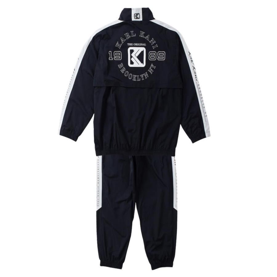 KARL KANI 黒 ウォームアップジャケット Men's Karl Kani Anorak Jacket Pullover Overhead Windbreaker