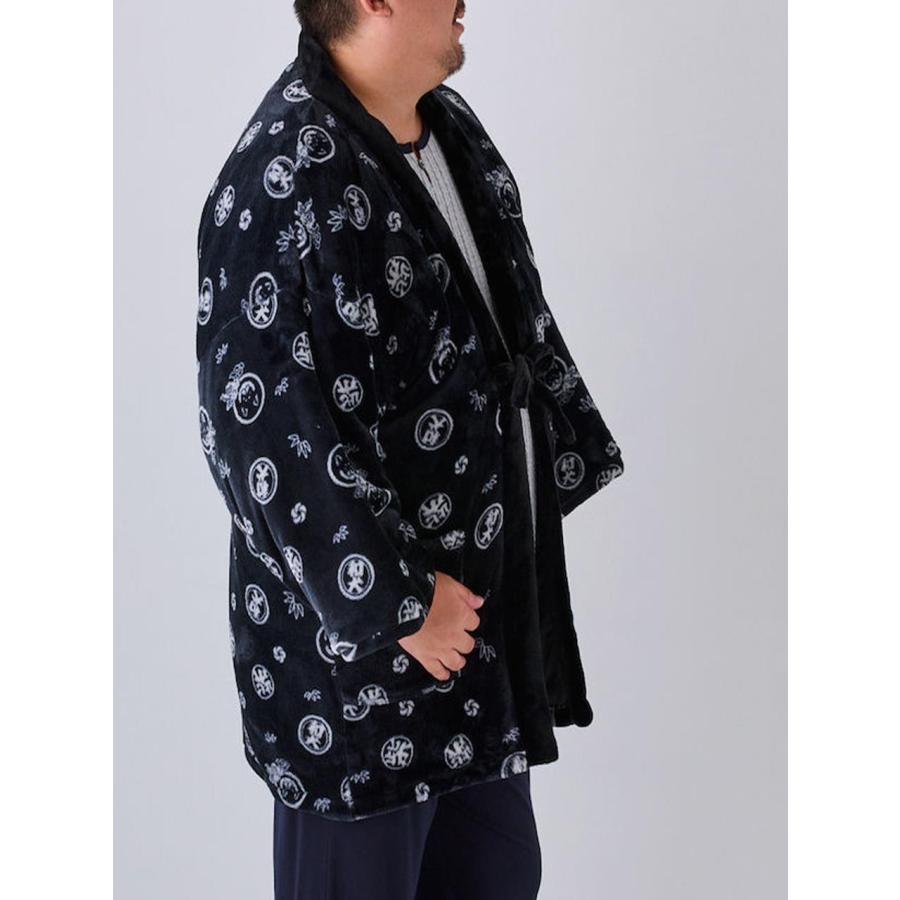 はんてん 大きいサイズ メンズ 黒柴印和んこ堂 半纏 ちゃんちゃんこ