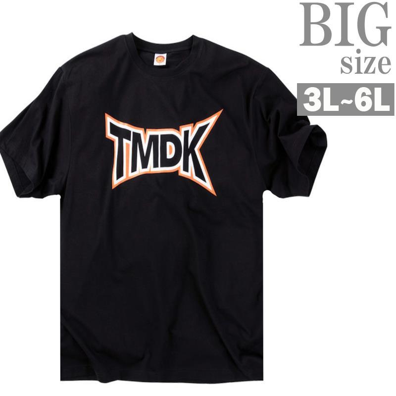 プリントTシャツ 新日本プロレス 大きいサイズ メンズ TMDK クルー