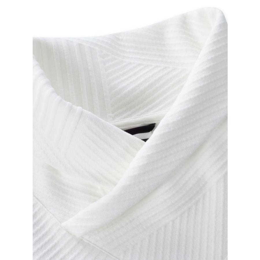 長袖Tシャツ 大きいサイズ メンズ ボリュームネック ロンT お洒落 襟元