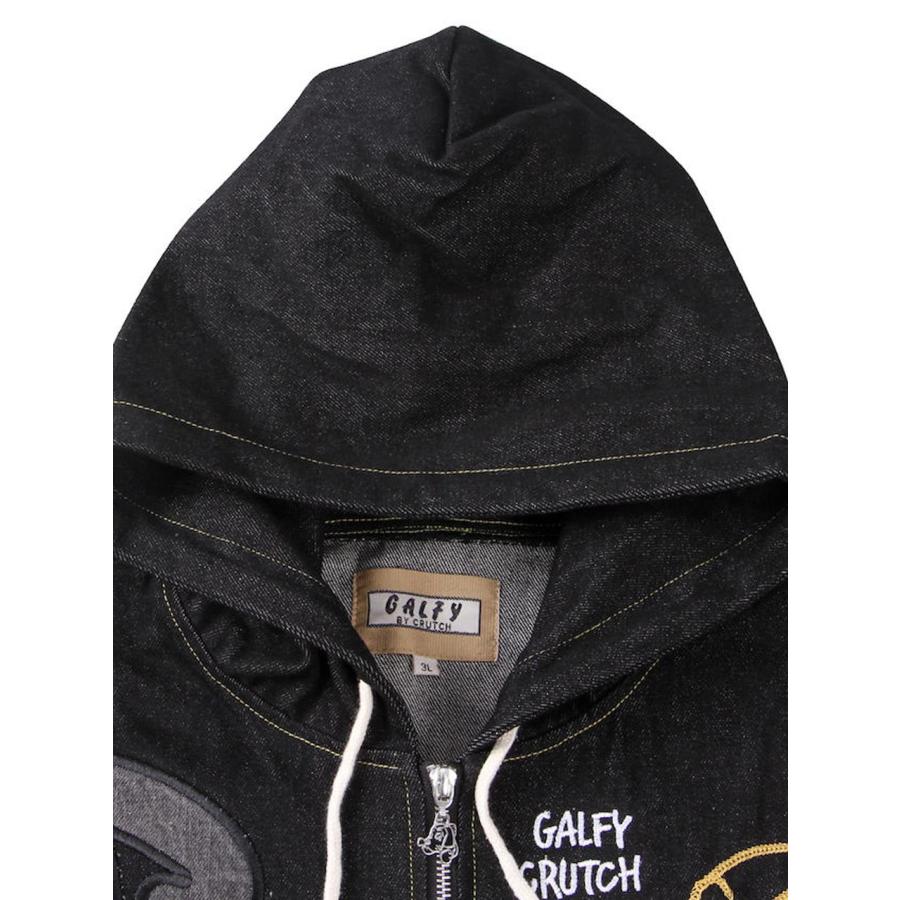 デニム セットアップ ガルフィ GALFY 大きいサイズ メンズ 上下 
