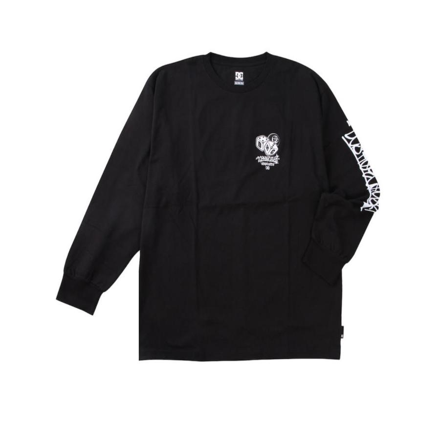 長袖Tシャツ DCSHOES 大きいサイズ メンズ プリント ロンT トップス