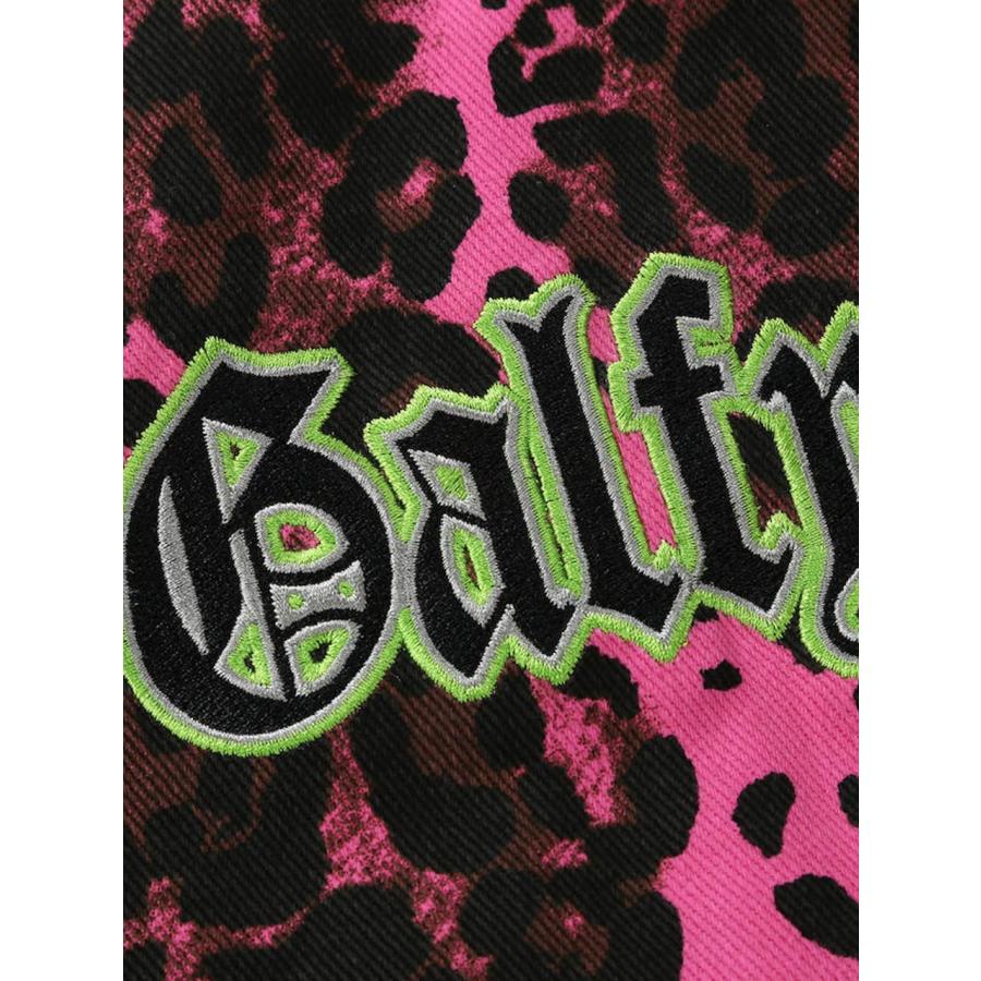 ハーフパンツ 大きいサイズ メンズ ガルフィ GALFY 総柄 ヒョウ柄