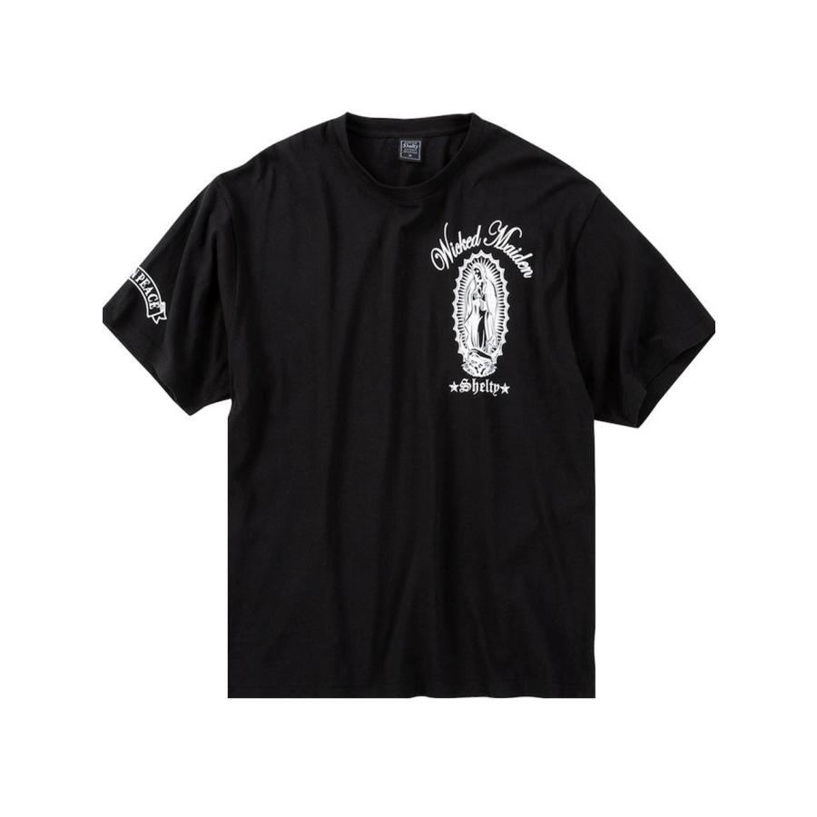 プリントTシャツ マリア像 大きいサイズ メンズ Wicked maiden SHELTY 
