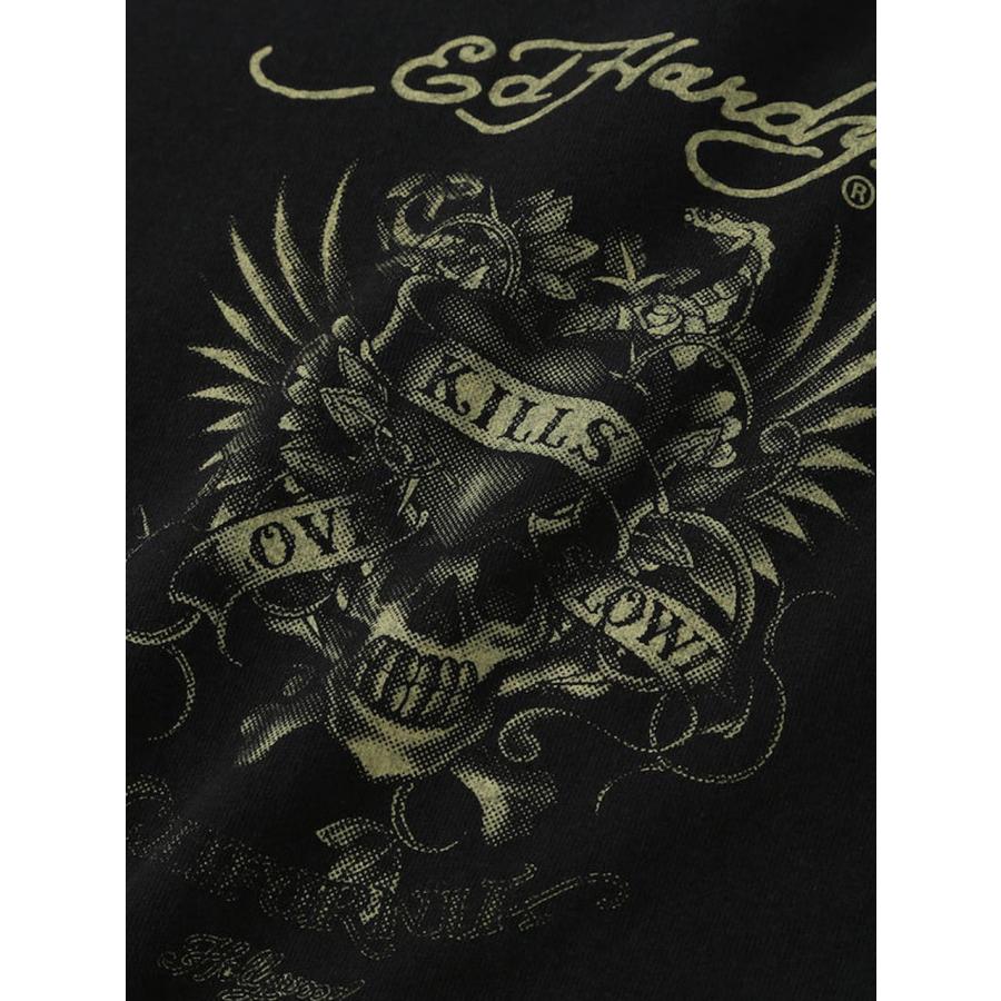 Tシャツ エドハーディ 大きいサイズ メンズ ED HARDY プリントTシャツ