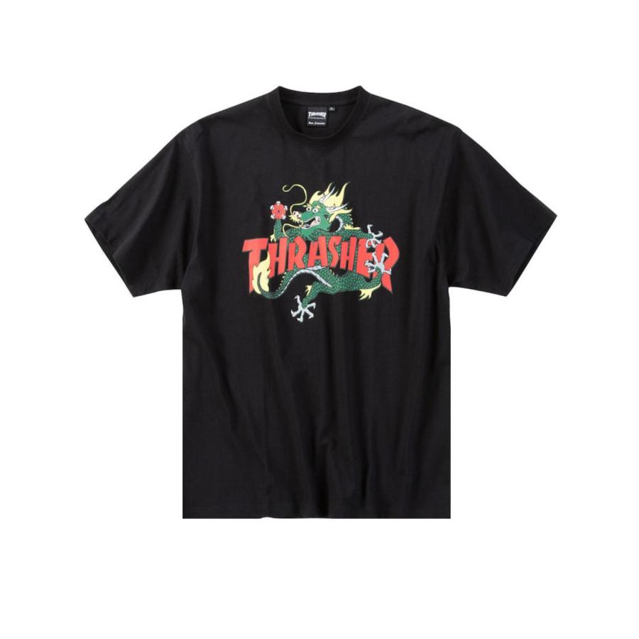 新品 Butcher products ドラゴンTシャツ 龍 アットラスト プリントTシャツ ドラゴン 龍 大きいサイズ メンズ THRASHER