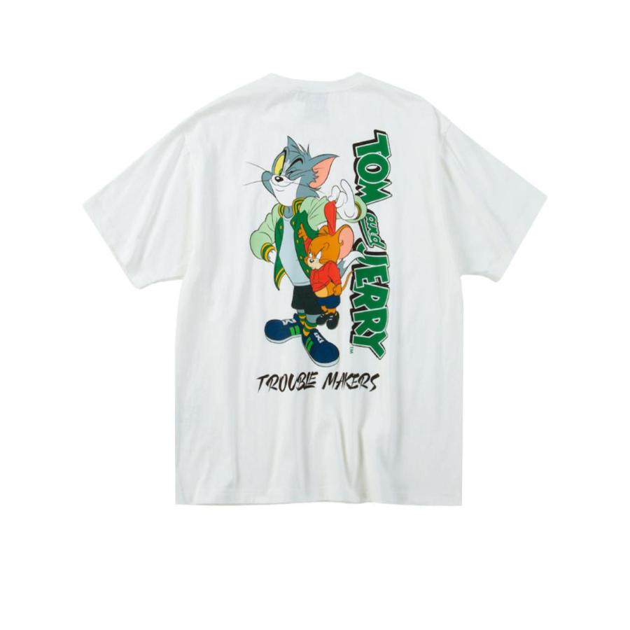 Tシャツ トムとジェリー 大きいサイズ メンズ プリントT 胸ポケット