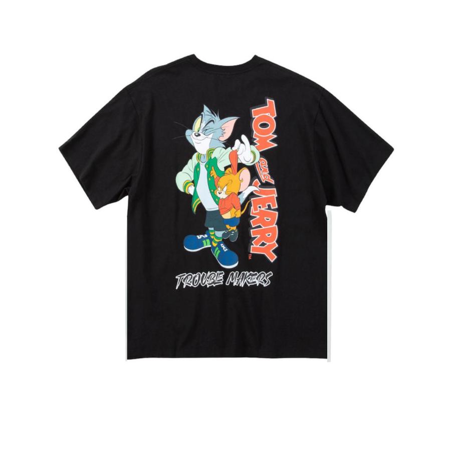 Tシャツ トムとジェリー 大きいサイズ メンズ プリントT 胸ポケット