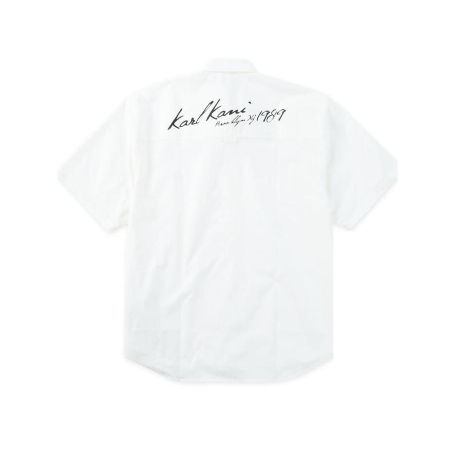 カール・カナイホワイト プリント柄 ポロシャツ 楽天市場】アウトレット!!カールカナイゴルフ 蛍光刺繍使い 半袖