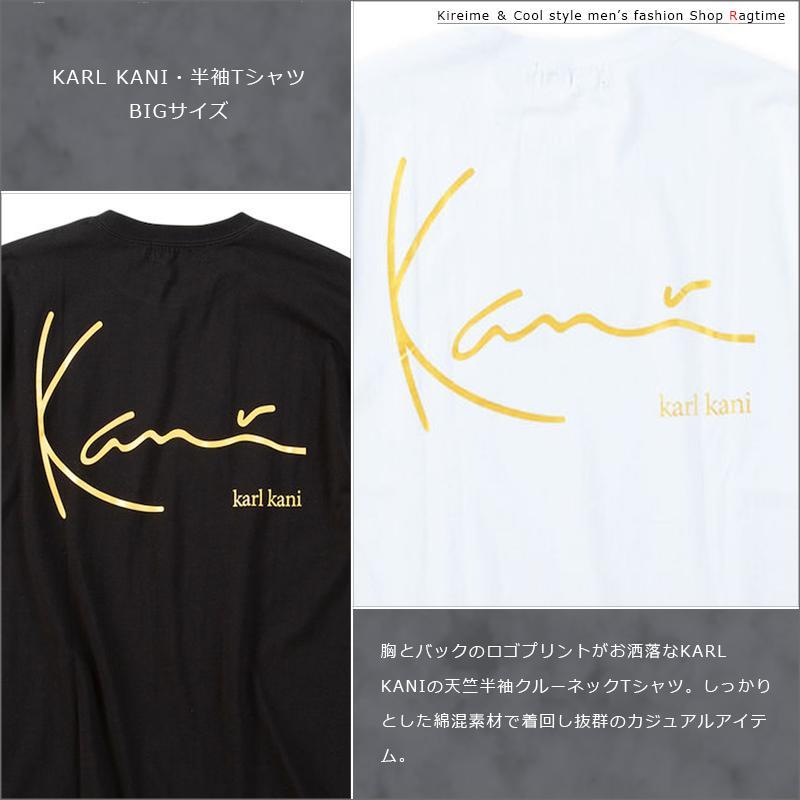 [Karl Kani] カールカナイ　フォトプリント刺繍Tシャツ プリントTシャツ 大きいサイズ メンズ KARL KANI カールカナイ ロゴ