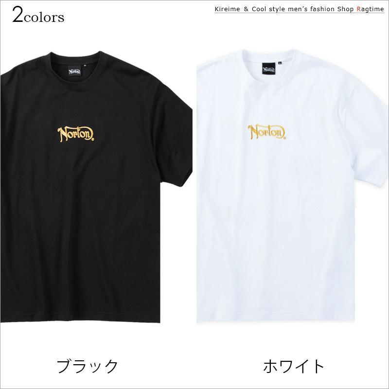 プリントTシャツ 大きいサイズ メンズ Norton ノートン 天竺 半袖T