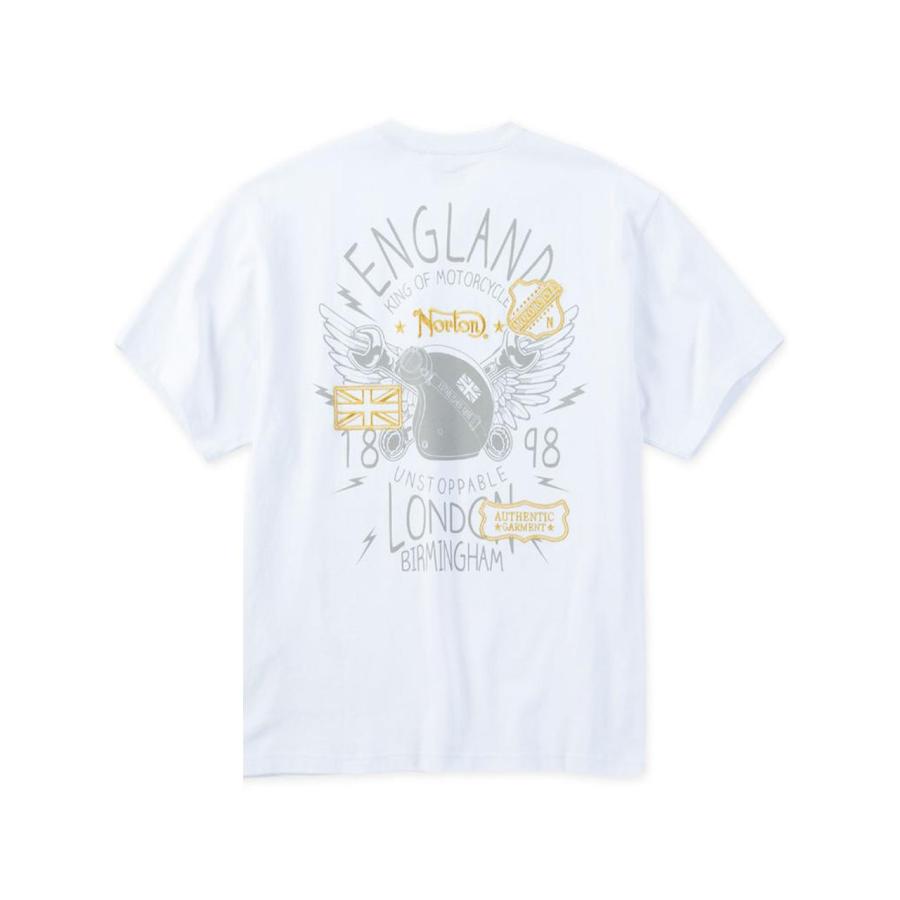 プリントTシャツ 大きいサイズ メンズ Norton ノートン 天竺 半袖T