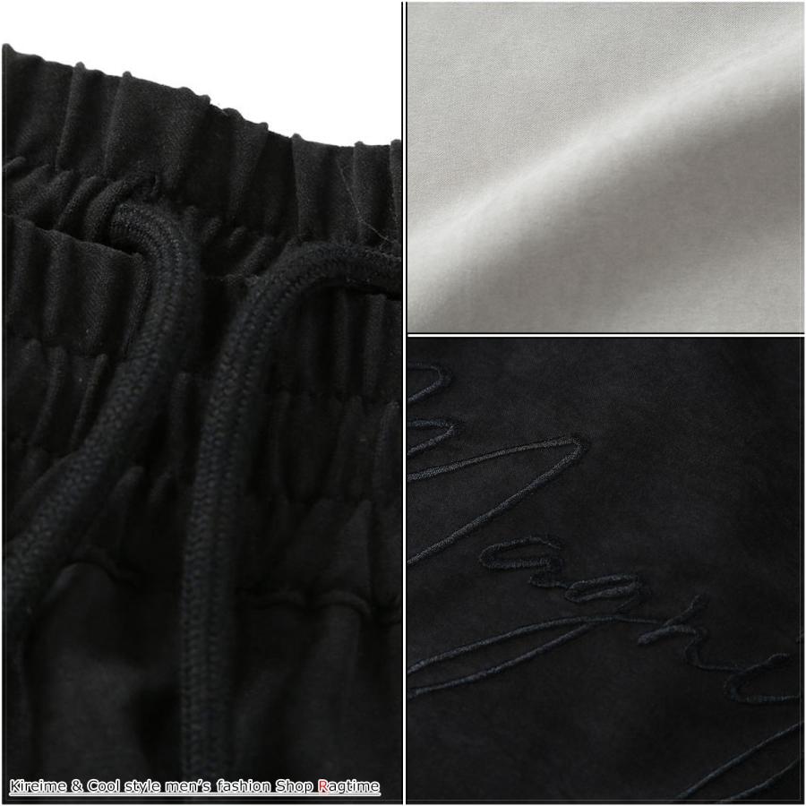 ハーフパンツ 大きいサイズ メンズ ポリピーチ in the attic ロゴ刺繍