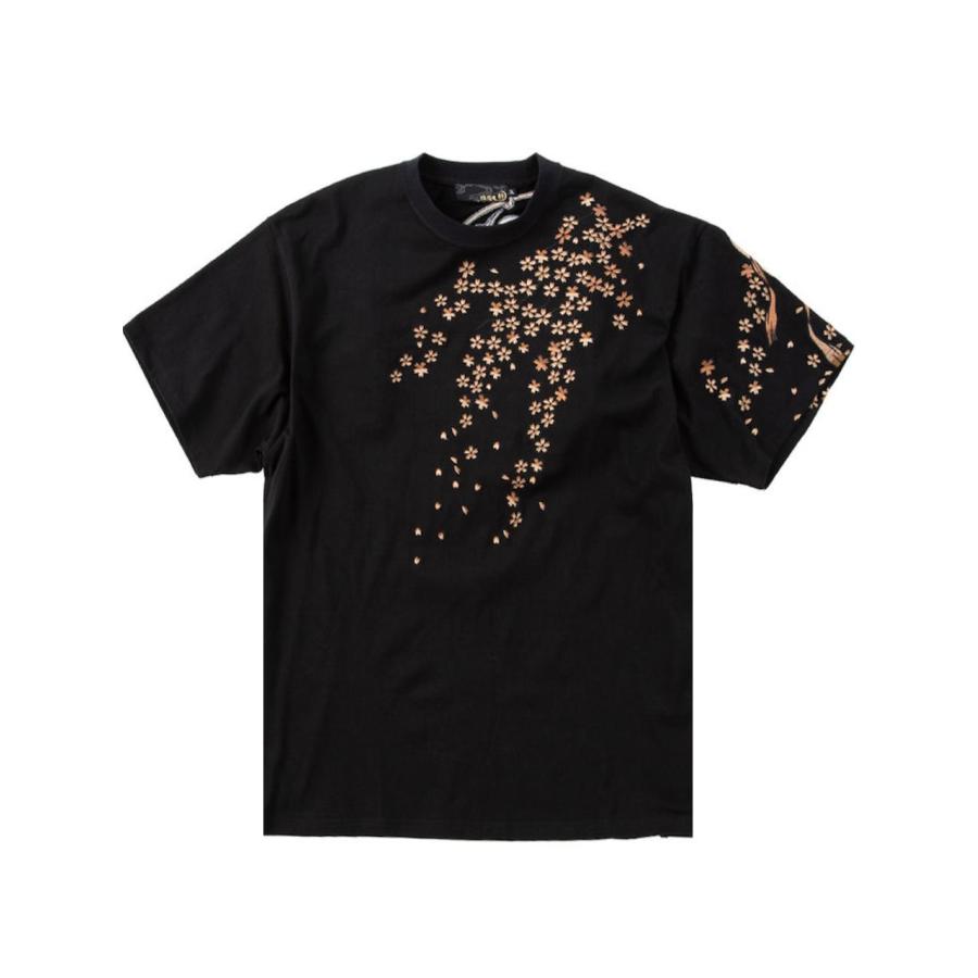Tシャツ 風神雷神 大きいサイズ メンズ 和柄 絡繰魂 刺繍 Tシャツ 風神雷神 大きいサイズ メンズ 和柄 絡繰魂 刺繍