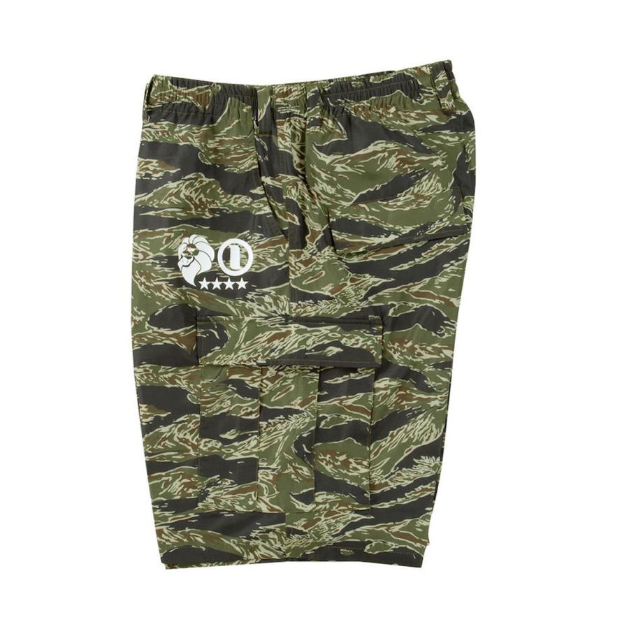 カーゴハーフパンツ 大きいサイズ メンズ カモフラ タイガー 総柄