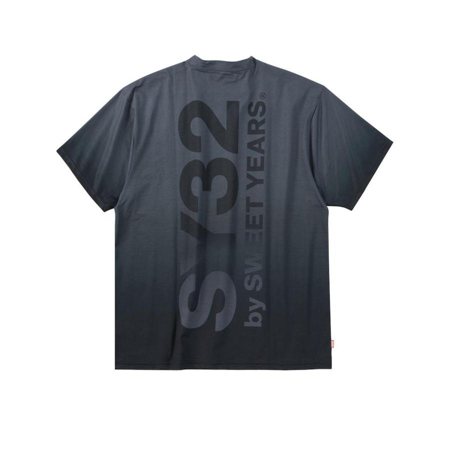 プリントTシャツ SY32 大きいサイズ メンズ ビッグロゴ グラデーション