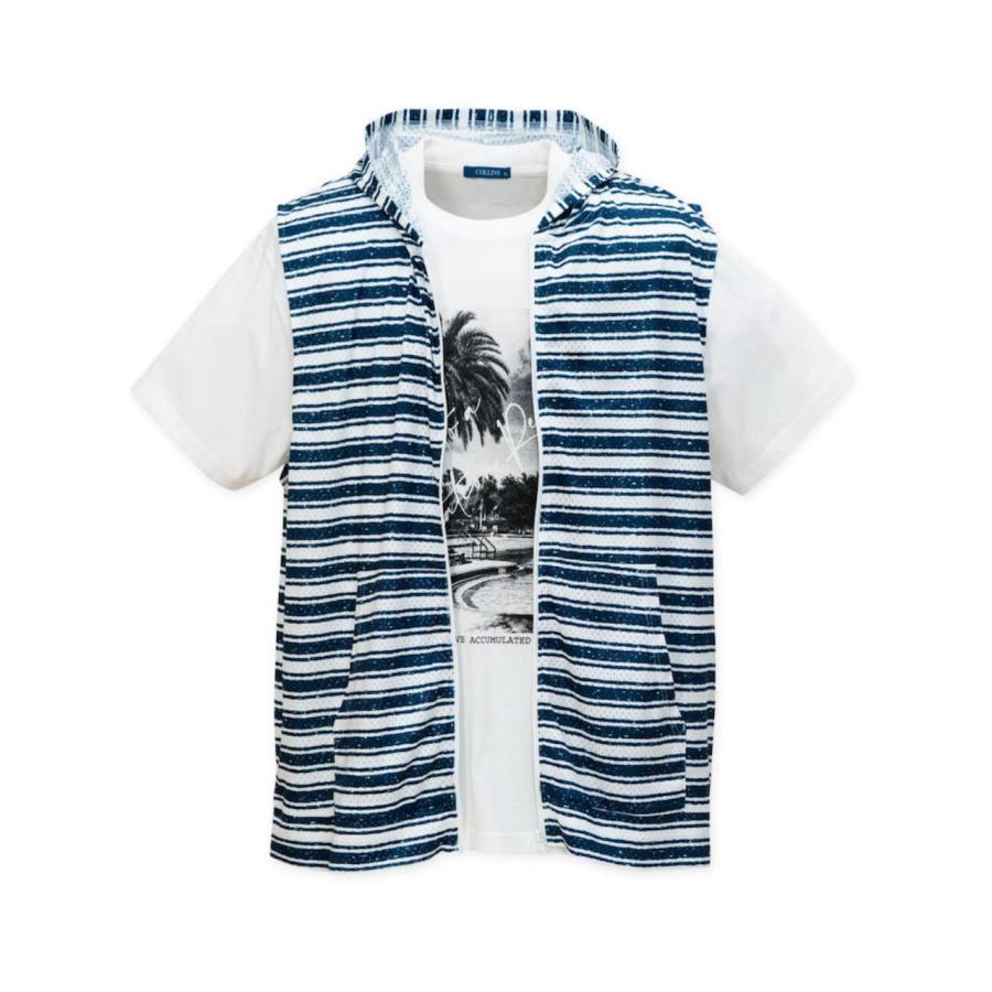 パーカー アンサンブル 大きいサイズ メンズ 2枚組 セット Tシャツ