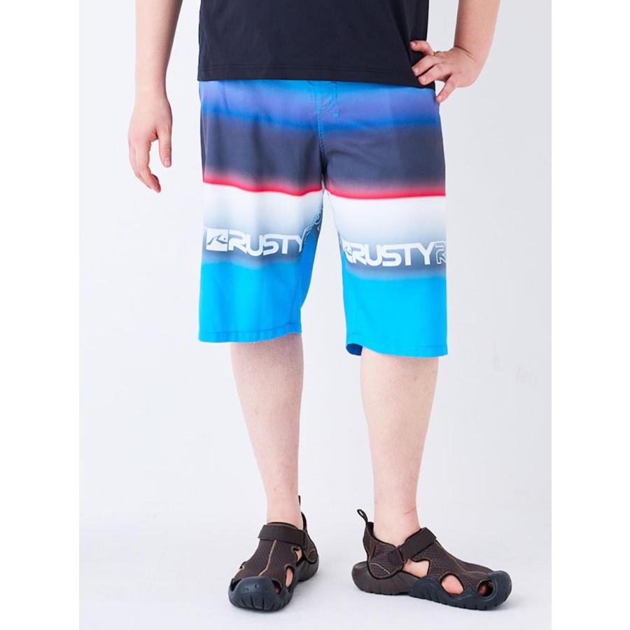 サーフパンツ RUSTY 大きいサイズ メンズ 配色切替 マイクロツイル メッシュサポーター C070428-07 サーフパンツ RUSTY 大きいサイズ メンズ 配色切替 マイクロツイル