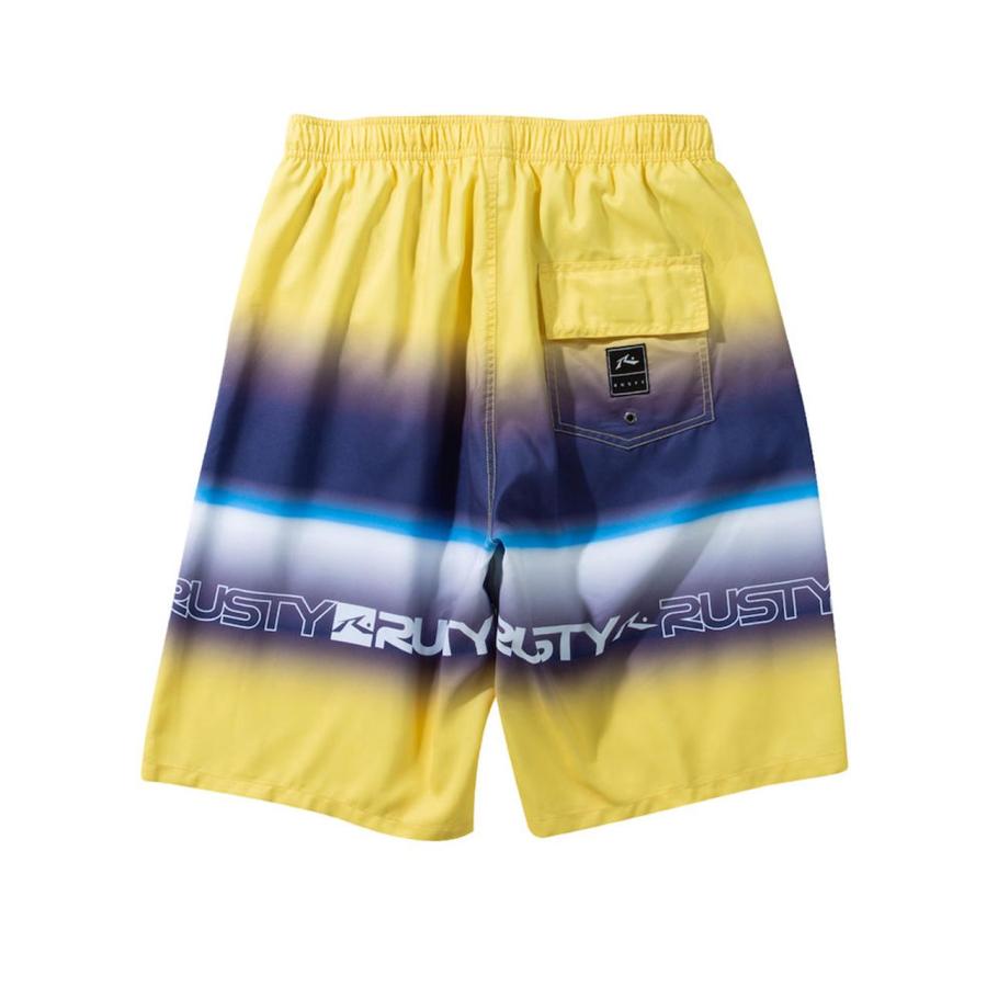 サーフパンツ RUSTY 大きいサイズ メンズ 配色切替 マイクロツイル