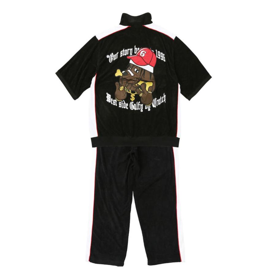 スウェット 上下 半袖 GALFY ガルフィ 大きいサイズ メンズ パイル地