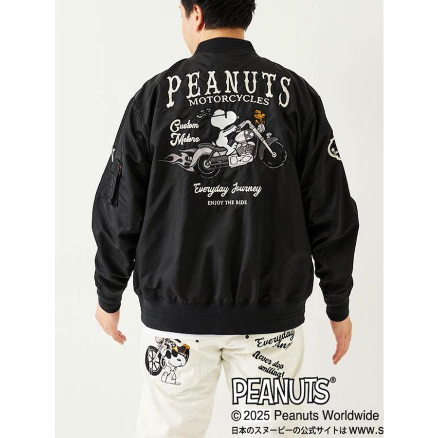 MA1ジャケット スヌーピー SNOOPY 大きいサイズ メンズ ブルゾン