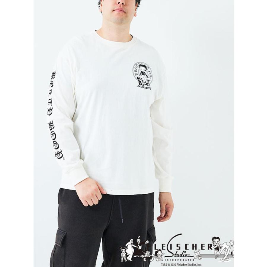 長袖Tシャツ BETTY BOOP ベティブープ 大きいサイズ メンズ ロンT