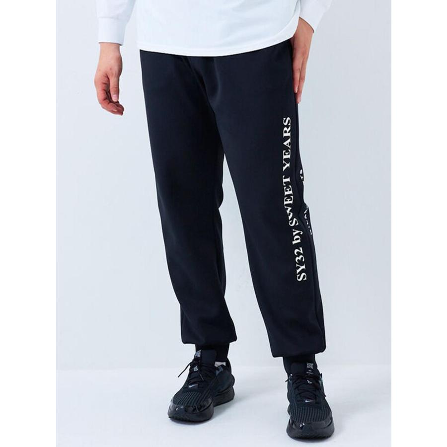 スウェットパンツ SY32 大きいサイズ メンズ ダンボールニット ロゴプリント 厚手 スエット C070930-04の画像