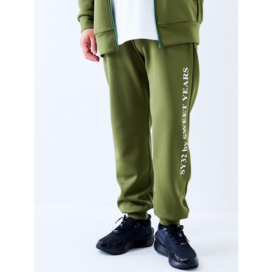 スウェットパンツ SY32 大きいサイズ メンズ ダンボールニット ロゴプリント 厚手 スエット C070930-04の画像