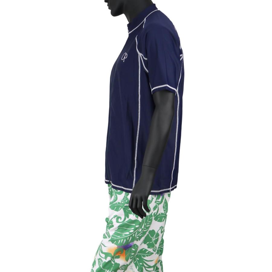 ラッシュガード 大きいサイズ メンズ 半袖 フルジップ OCEAN