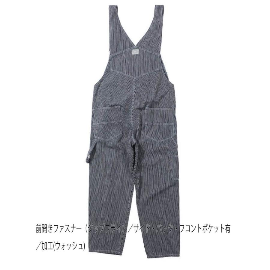 オーバーオール 大きいサイズ デニム メンズ ビッグ 作業着 作業服 ヒッコリー サロペット C290828-11 オーバーオール 大きいサイズ デニム メンズ ビッグ 作業着 作業服