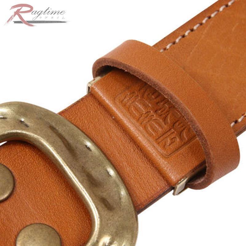 ベルト ロングサイズ 長め 本革 和柄 金糸刺繍 絡繰魂 リアルレザー