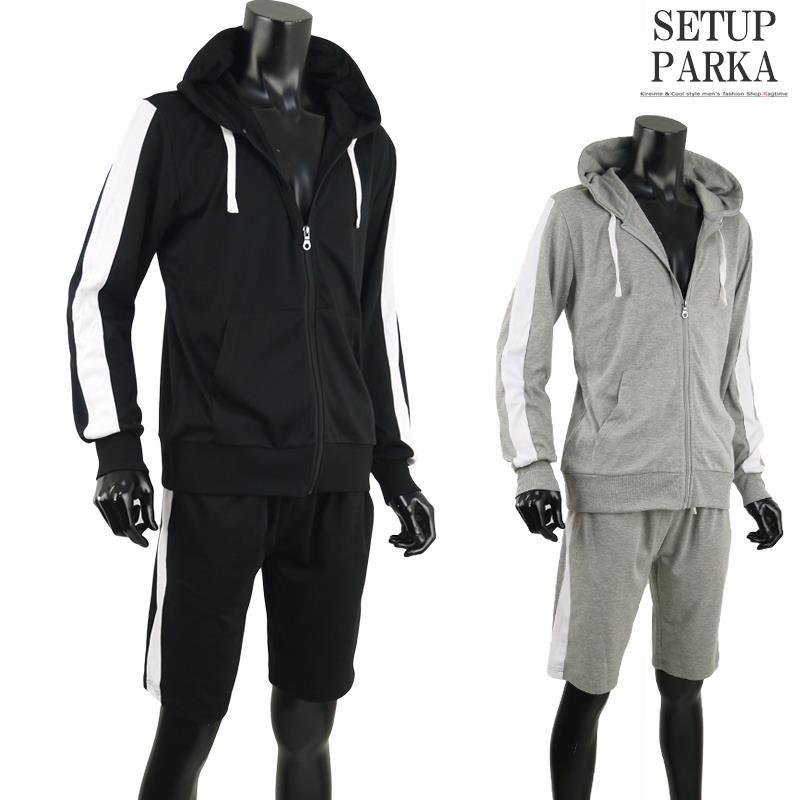スウェット上下 メンズ セットアップパーカー セットアップ ジャージ 上下 ハーフパンツ D D 07 Ragtime 通販 Yahoo ショッピング