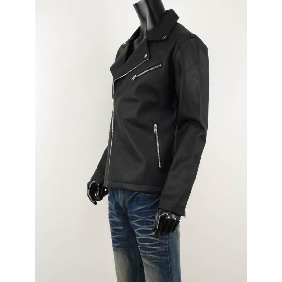 GMS-75 ブラック レザー ダブルライダースジャケット GMS-75 ブラック レザー ダブルライダースジャケット 50's
