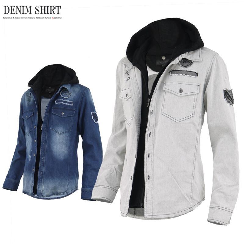 デニムシャツ メンズ パーカー ウエスタンシャツ ダンガリーシャツ ワッペン ダメージ I I 01 Ragtime 通販 Yahoo ショッピング