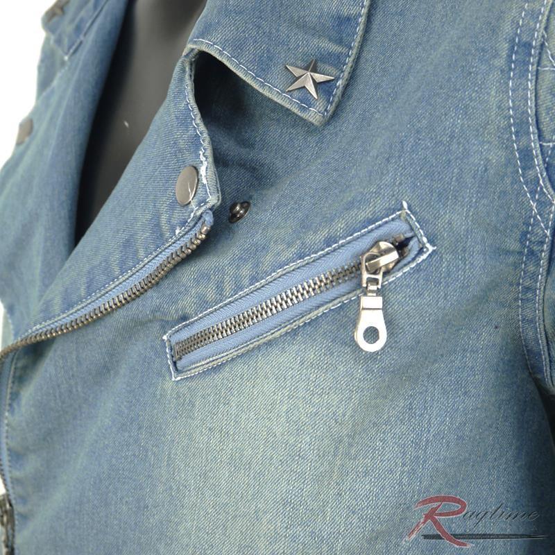 デニムジャケット メンズ ライダースジャケット Gジャン ダブル