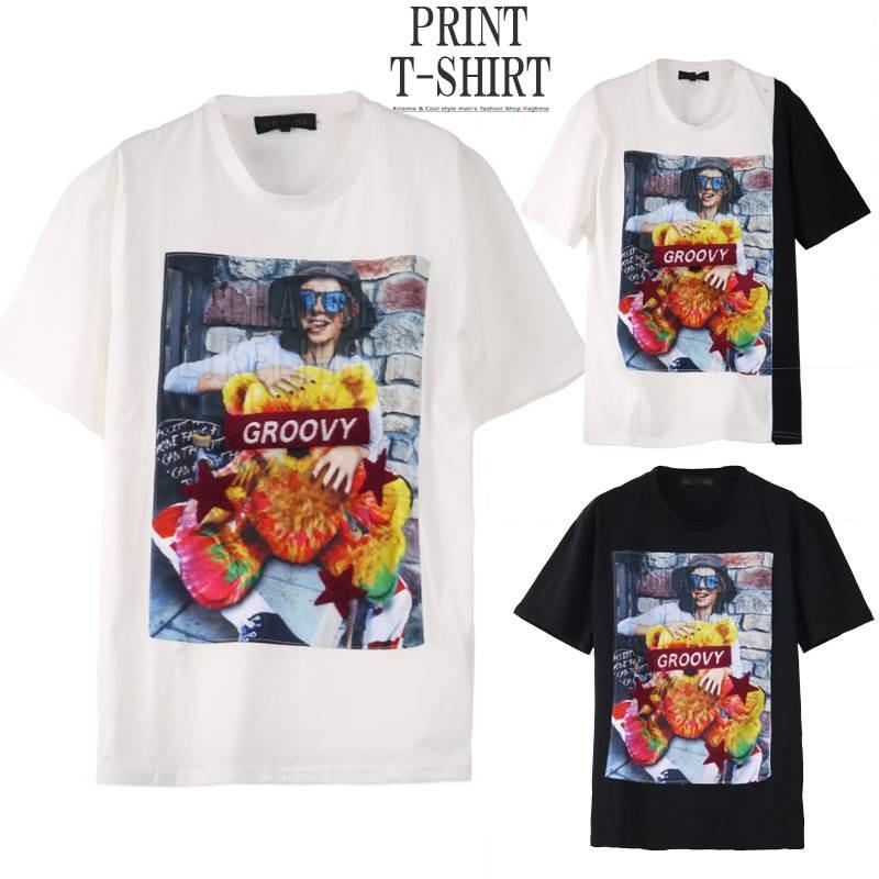 プリントｔシャツ メンズ おしゃれ ガールプリント エンボス加工 立体 派手 かっこいい Tシャツ I0423 10 I0423 10 Ragtime 通販 Yahoo ショッピング