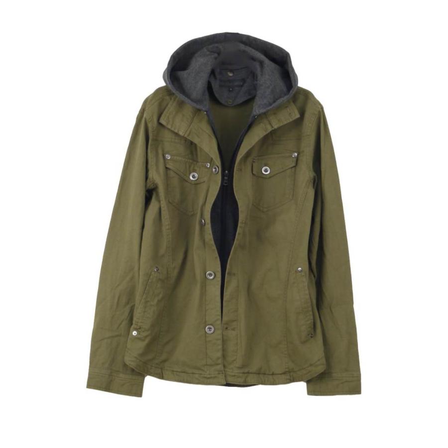 ミリタリーシャツ メンズ シャツパーカー レイヤード フード 重ね着風 シャツブルゾン I 01 I 01 Ragtime 通販 Yahoo ショッピング