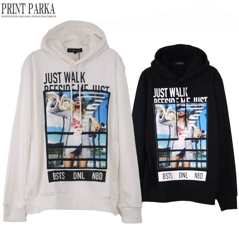 パーカー メンズ プリントパーカー ガールプリント スケボー プルオーバーパーカー I 11 I 11 Ragtime 通販 Yahoo ショッピング