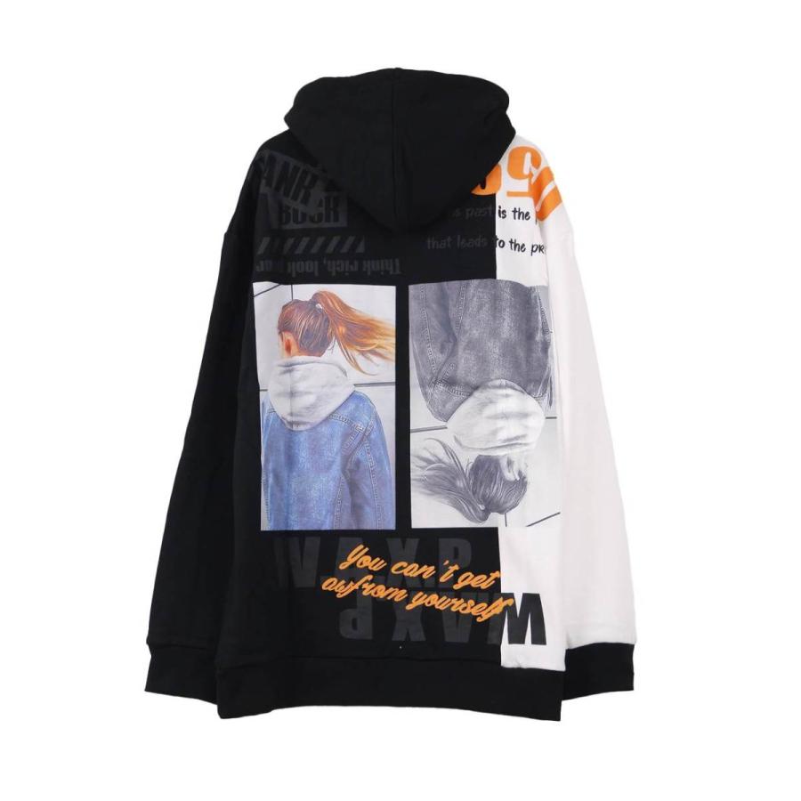 メール便送料無料 ガールプリント パーカー メンズ デザインパーカー プルオーバーパーカー お洒落 カジュアル I 16 ガールプリント パーカー メンズ デザインパーカー プルオーバーパーカー お洒落 カジュアル ホワイト ブラック クレイジー 公式の