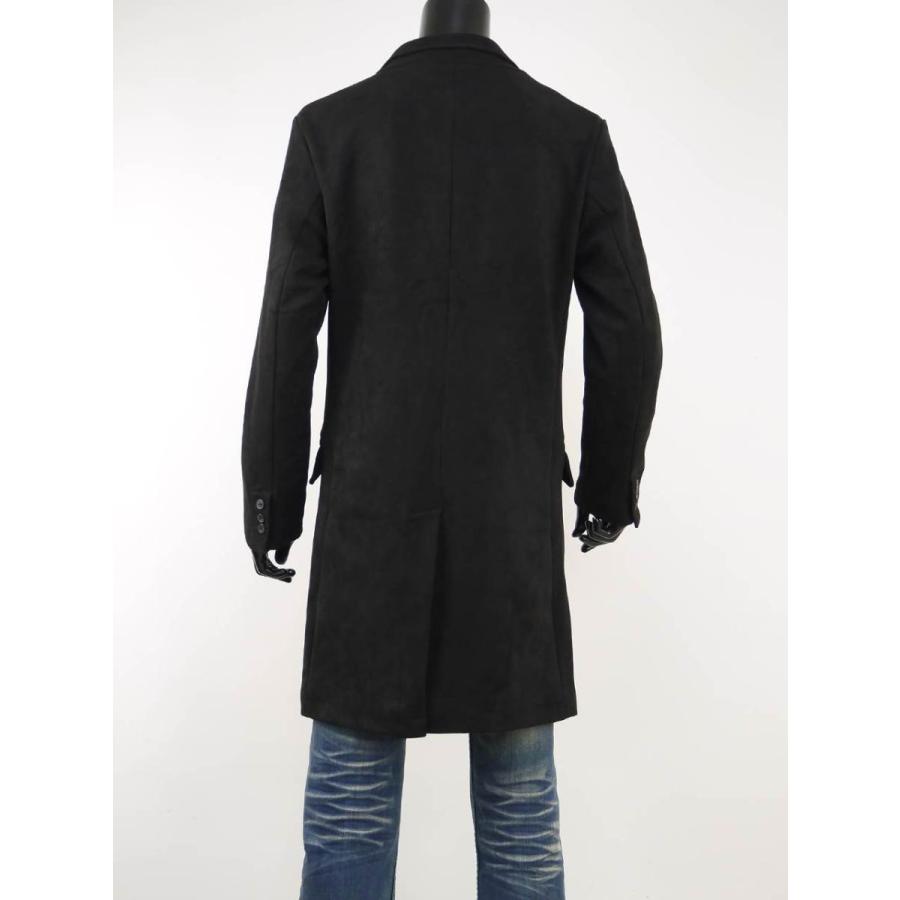 チェスターコート メンズ スエード スウェード ロングコート コート