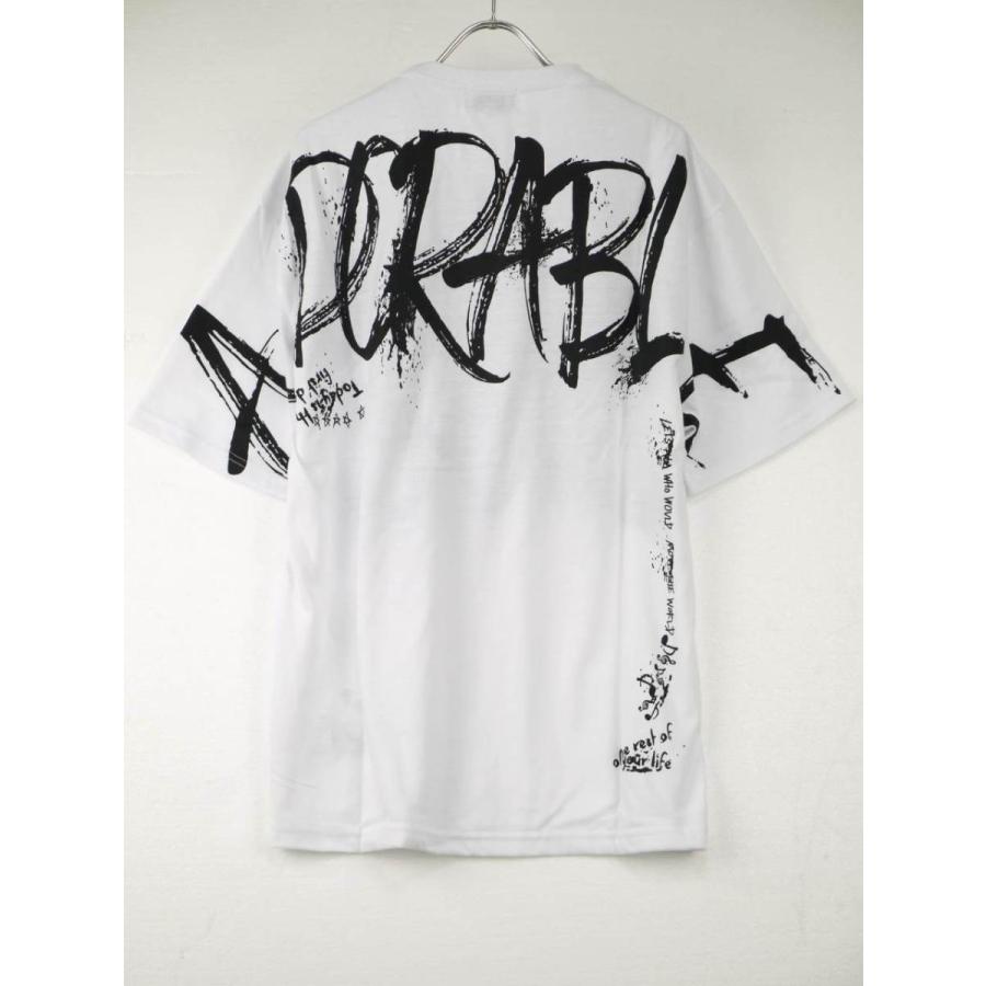プリントTシャツ メンズ ロゴ ペイント デザイン ペンキ 落書き