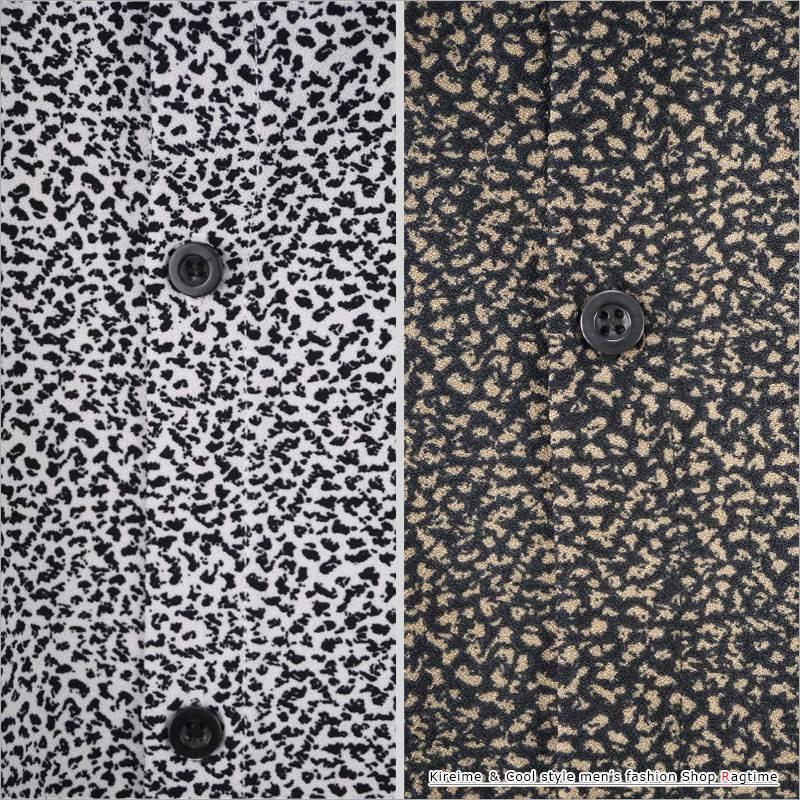 豹柄シャツ 長袖 メンズ ヒョウ柄 レオパード ストレッチ素材 長袖シャツ お洒落シャツ 総柄 K K0325 03 Ragtime 通販 Yahoo ショッピング