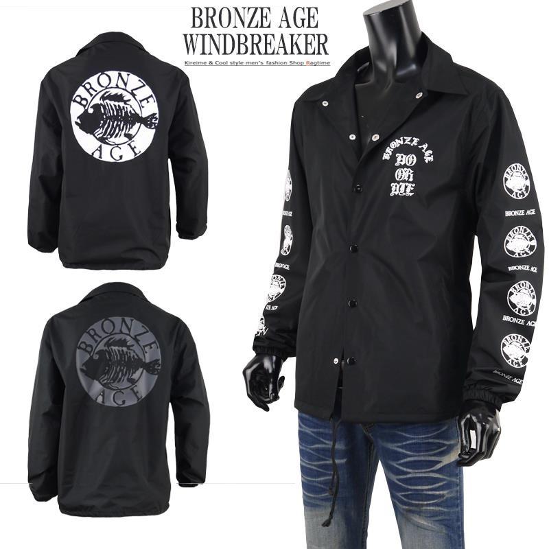 ウインドブレーカー メンズ BRONZE AGE コーチジャケット ナイロン