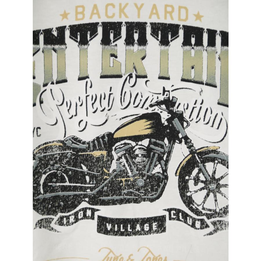 【Raspail/ラスパイユ】別注 プリントTシャツ プリントTシャツ ラグラン メンズ ゆったり バイク 配色切替え