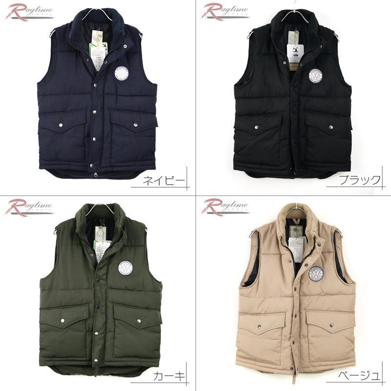 ベスト 中綿 メンズ 撥水加工 はっ水 フォルクスワーゲン ワッペン