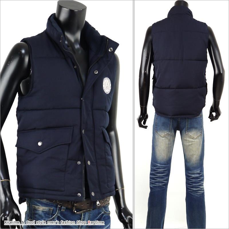 ベスト 中綿 メンズ 撥水加工 はっ水 フォルクスワーゲン ワッペン