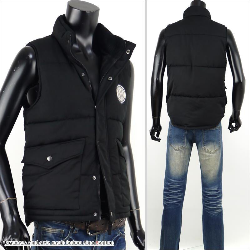 ベスト 中綿 メンズ 撥水加工 はっ水 フォルクスワーゲン ワッペン