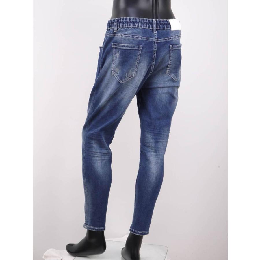 イージーパンツ デニム ストレッチ メンズ ジーンズ デニムパンツ