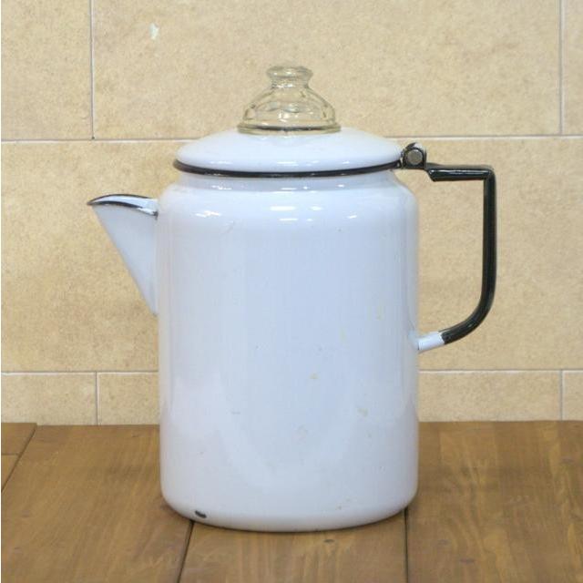 アンティークホーローパーコレーター : カントリー雑貨DOLL GARDEN